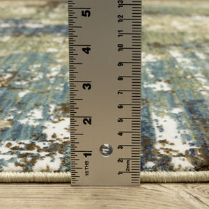 Oriental Weavers Reed Indoor Area Rug – Soft, Textured Design Inspired By Nature In Cool Shades Of Blue And Green Blue,Green Polypropylene Rre06a100153st