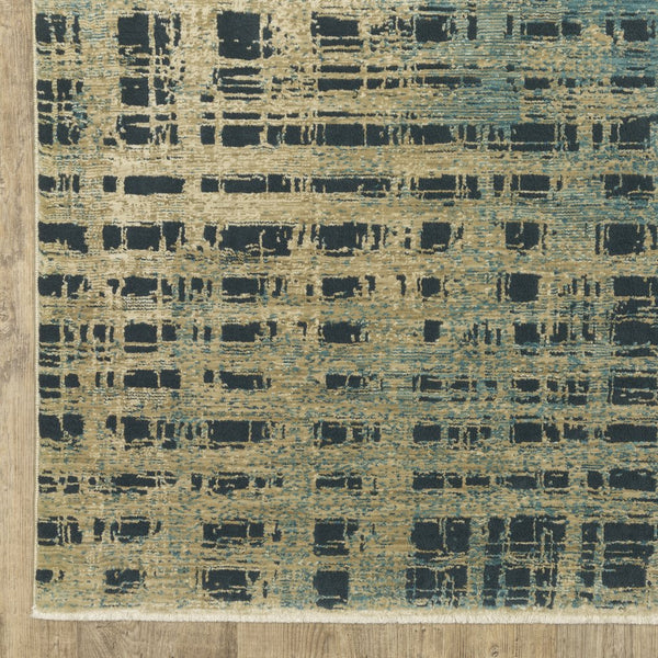 Oriental Weavers Reed Indoor Area Rug - Soft, Textured Design Inspired By Nature In Cool Shades Of Blue And Green Beige,Blue Polypropylene Rre07b200296st