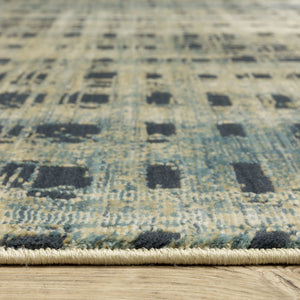 Oriental Weavers Reed Indoor Area Rug - Soft, Textured Design Inspired By Nature In Cool Shades Of Blue And Green Beige,Blue Polypropylene Rre07b200296st