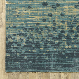 Oriental Weavers Reed Soft Modern Indoor Area Rug – Multi-level Textured Design In Nature-inspired Earthy Tones Blue,Brown Polypropylene Rre08a200296st