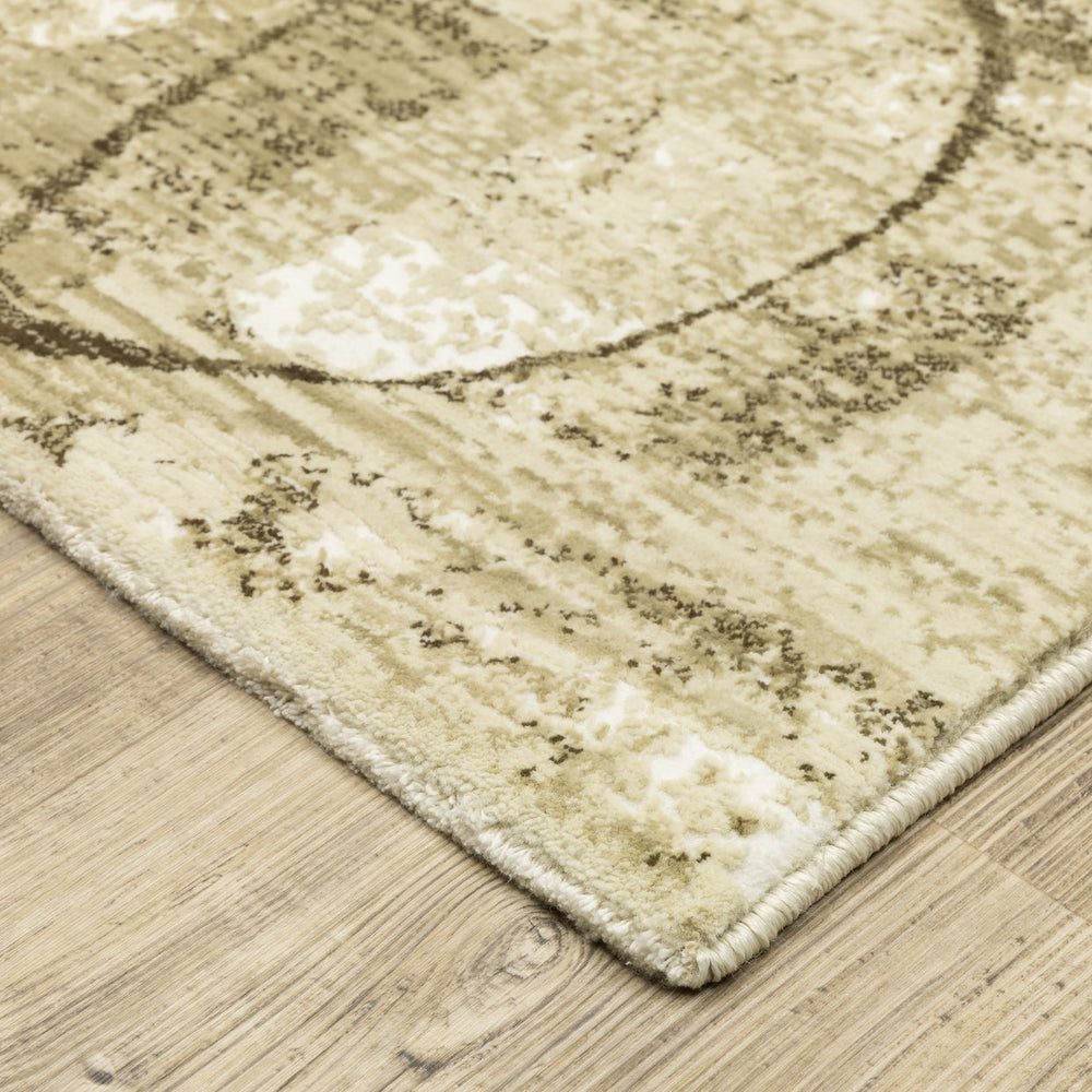 Oriental Weavers Reed Indoor Area Rug - Soft Modern Design With Organic Abstract Patterns Inspired By Nature Beige,Brown Polypropylene Rre10a068235st