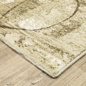 Oriental Weavers Reed Indoor Area Rug - Soft Modern Design With Organic Abstract Patterns Inspired By Nature Beige,Brown Polypropylene Rre10a200296st