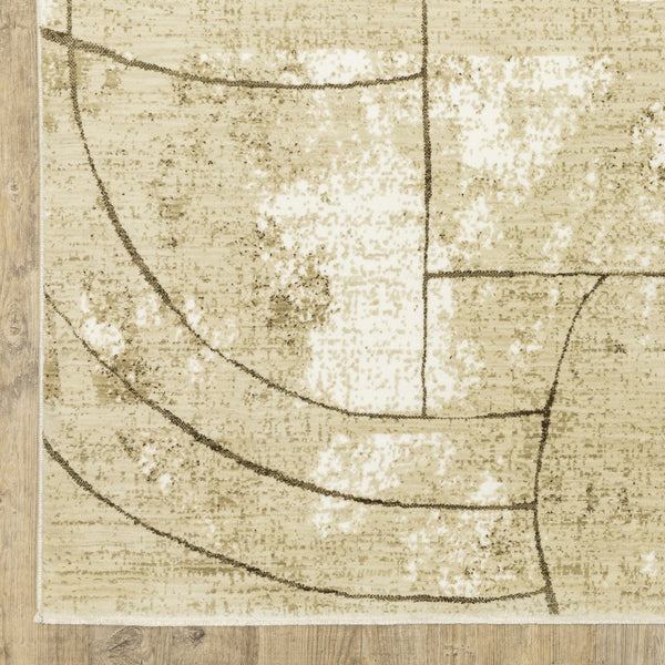 Oriental Weavers Reed Indoor Area Rug - Soft Modern Design With Organic Abstract Patterns Inspired By Nature Beige,Brown Polypropylene Rre10a200296st