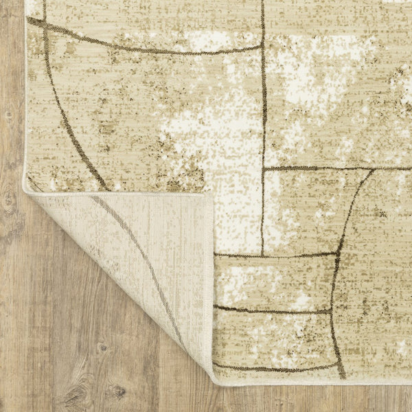 Oriental Weavers Reed Indoor Area Rug - Soft Modern Design With Organic Abstract Patterns Inspired By Nature Beige,Brown Polypropylene Rre10a200296st