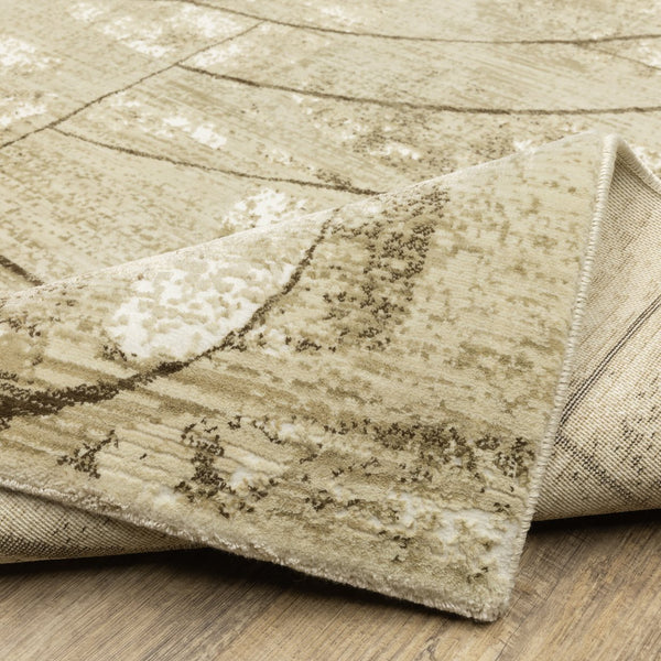 Oriental Weavers Reed Indoor Area Rug - Soft Modern Design With Organic Abstract Patterns Inspired By Nature Beige,Brown Polypropylene Rre10a200296st