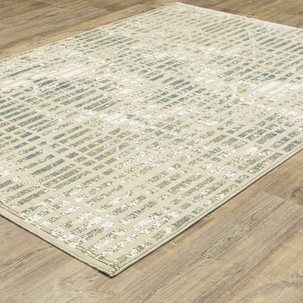 Oriental Weavers Reed Indoor Area Rug - Soft Modern Design Inspired By Nature With Cool And Earthy Color Palette Beige,Blue Polypropylene Rre12w160235st