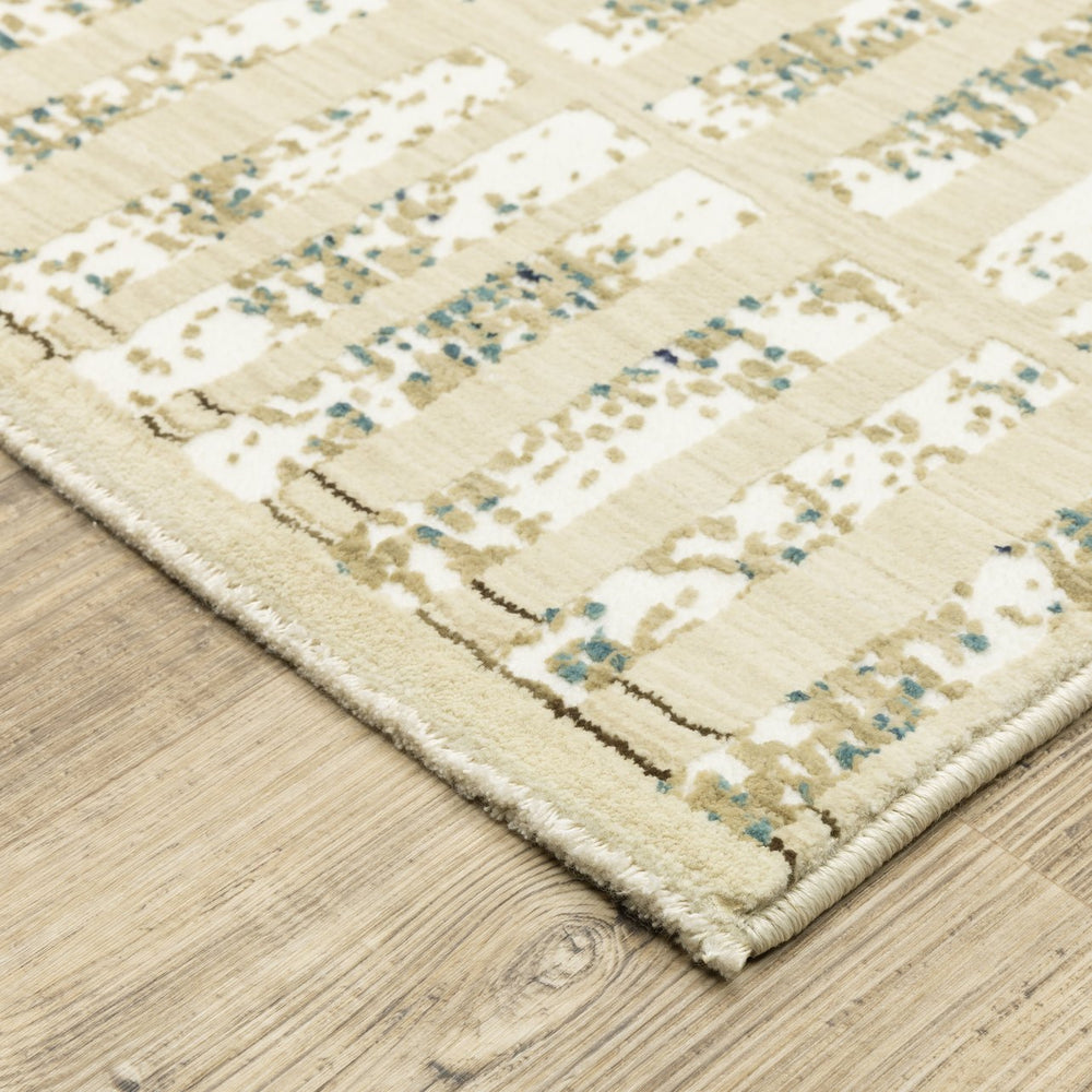 Oriental Weavers Reed Indoor Area Rug - Soft Modern Design Inspired By Nature With Cool And Earthy Color Palette Beige,Blue Polypropylene Rre12w068235st