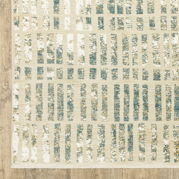 Oriental Weavers Reed Indoor Area Rug - Soft Modern Design Inspired By Nature With Cool And Earthy Color Palette Beige,Blue Polypropylene Rre12w160235st