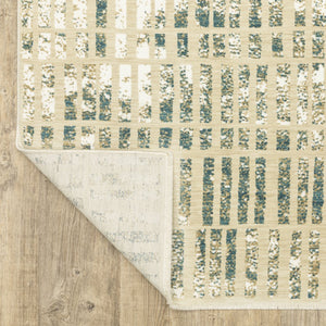 Oriental Weavers Reed Indoor Area Rug - Soft Modern Design Inspired By Nature With Cool And Earthy Color Palette Beige,Blue Polypropylene Rre12w160235st