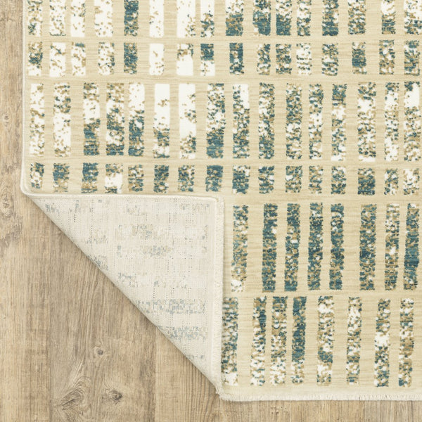 Oriental Weavers Reed Indoor Area Rug - Soft Modern Design Inspired By Nature With Cool And Earthy Color Palette Beige,Blue Polypropylene Rre12w160235st