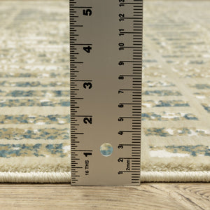 Oriental Weavers Reed Indoor Area Rug - Soft Modern Design Inspired By Nature With Cool And Earthy Color Palette Beige,Blue Polypropylene Rre12w160235st