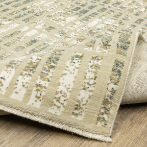 Oriental Weavers Reed Indoor Area Rug - Soft Modern Design Inspired By Nature With Cool And Earthy Color Palette Beige,Blue Polypropylene Rre12w160235st