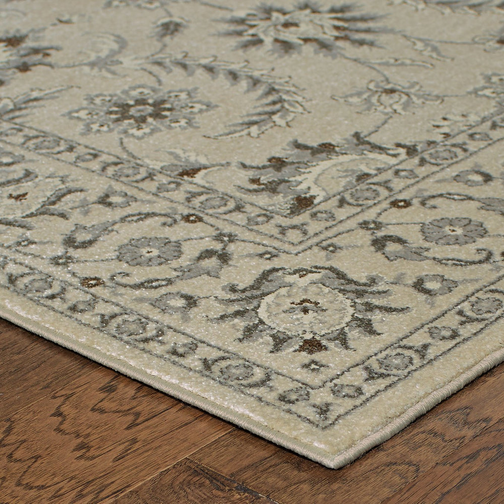 Oriental Weavers Richmond Indoor Area Rug - Elegant Blend Of Traditional Designs And Modern Hues For Your Home Ivory,Grey Polypropylene R114j3117165st