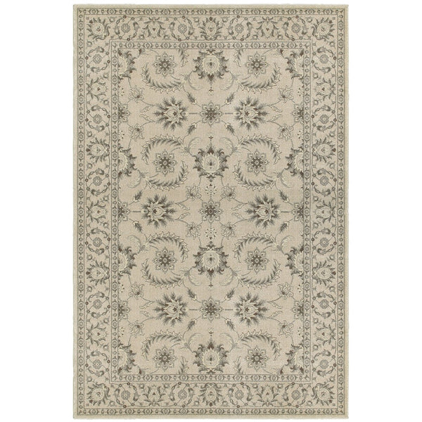 Oriental Weavers Richmond Indoor Area Rug - Elegant Blend Of Traditional Designs And Modern Hues For Your Home Ivory,Grey Polypropylene R114j3117165st