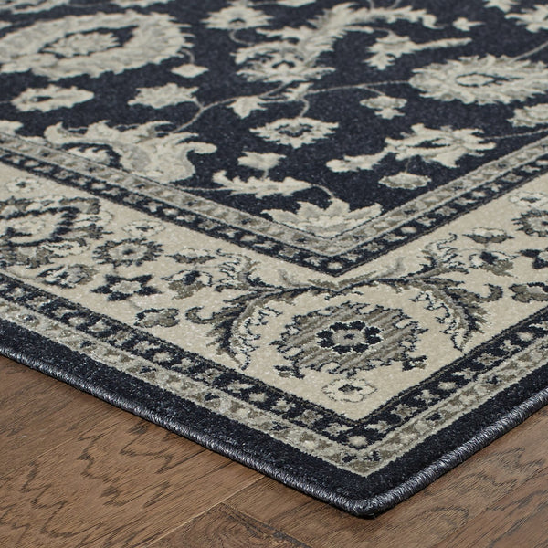 Oriental Weavers Richmond Indoor Area Rug - Stylish Blend Of Traditional Designs And Modern Hues For Any Space Charcoal,Ivory Polypropylene R117h3056091st
