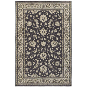 Oriental Weavers Richmond Indoor Area Rug - Stylish Blend Of Traditional Designs And Modern Hues For Any Space Charcoal,Ivory Polypropylene R117h3056091st