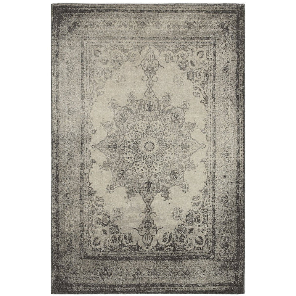 Oriental Weavers Richmond Luxurious Indoor Area Rug - Timeless Design With Soft Durability In Deep Blues & Grays Ivory,Grey Polypropylene R1333y117165st