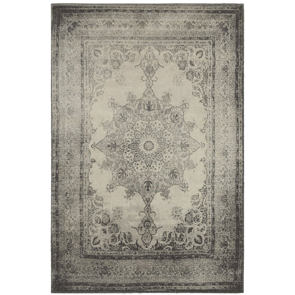 Oriental Weavers Richmond Luxurious Indoor Area Rug - Timeless Design With Soft Durability In Deep Blues & Grays Ivory,Grey Polypropylene R1333y117165st