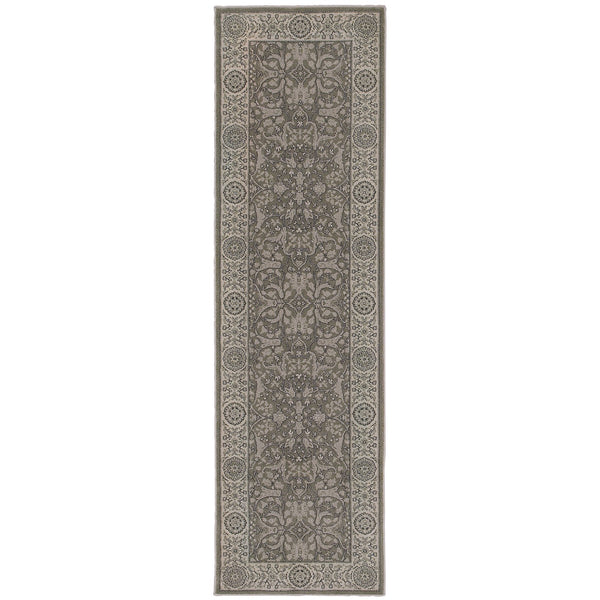 Oriental Weavers Richmond Indoor Area Rug - Traditional Meets Modern With Luxurious Softness In Stylish Hues Grey,Ivory Polypropylene R001e3068230st