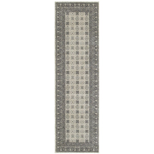 Oriental Weavers Richmond Indoor Area Rug – Elegant Blend Of Traditional Design With Modern Hues For Any Room Decor Ivory,Grey Polypropylene R4440s068230st