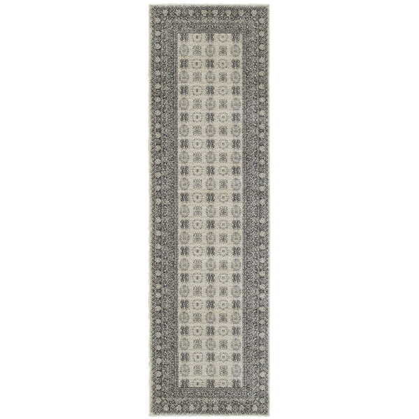 Oriental Weavers Richmond Indoor Area Rug – Elegant Blend Of Traditional Design With Modern Hues For Any Room Decor Ivory,Grey Polypropylene R4440s068230st