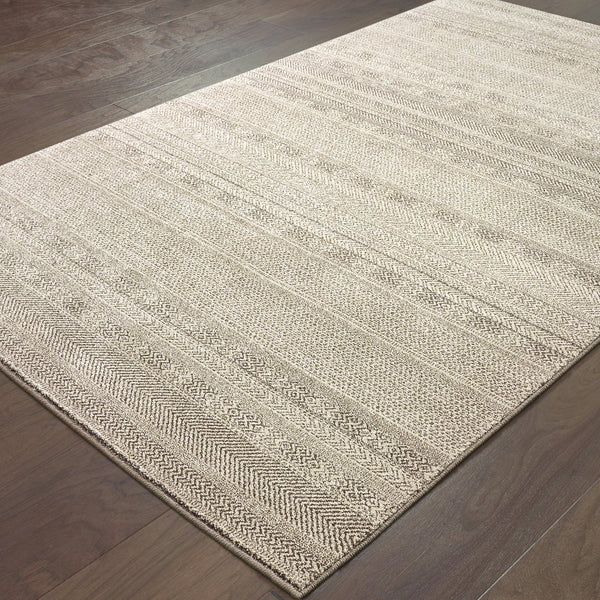 Oriental Weavers Richmond Indoor Area Rug - Traditional Design Meets Modern Hues With Silky Soft Durability Ivory,Brown Polypropylene R801h3056091st