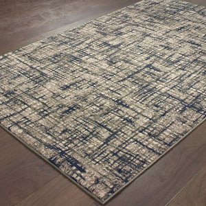 Oriental Weavers Richmond Indoor Area Rug - Stunning Blend Of Traditional Designs And Modern Hues For Any Space Grey,Navy Polypropylene R802k3300390st