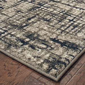 Oriental Weavers Richmond Indoor Area Rug - Stunning Blend Of Traditional Designs And Modern Hues For Any Space Grey,Navy Polypropylene R802k3300390st