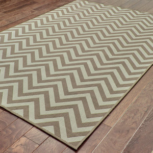 Oriental Weavers Riviera Indoor/Outdoor Area Rug - Durable, Stylish Design With Geometric Patterns For Any Space Grey,Blue Polypropylene R4593e259396st