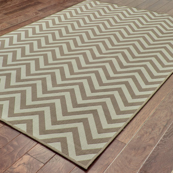 Oriental Weavers Riviera Indoor/Outdoor Area Rug - Durable, Stylish Design With Geometric Patterns For Any Space Grey,Blue Polypropylene R4593e259396st