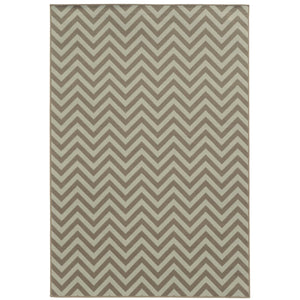 Oriental Weavers Riviera Indoor/Outdoor Area Rug - Durable, Stylish Design With Geometric Patterns For Any Space Grey,Blue Polypropylene R4593e259396st