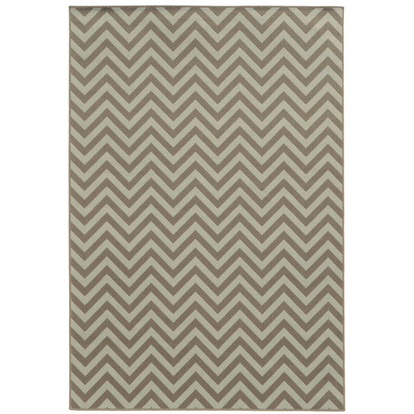 Oriental Weavers Riviera Indoor/Outdoor Area Rug - Durable, Stylish Design With Geometric Patterns For Any Space Grey,Blue Polypropylene R4593e259396st