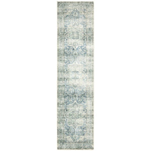 Oriental Weavers Savoy Indoor Area Rug - Elegantly Distressed Design In Soft Microfiber For A Cozy Home Atmosphere Grey,Blue Polyester S28102061243st