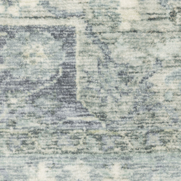 Oriental Weavers Savoy Indoor Area Rug - Elegantly Distressed Design In Soft Microfiber For A Cozy Home Atmosphere Grey,Blue Polyester S28102061243st