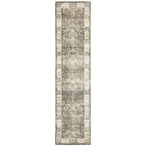 Oriental Weavers Savoy Indoor Area Rug - Elegantly Distressed Design With Soft Microfiber For Stylish Home Décor Charcoal,Ivory Polyester S28105061243st