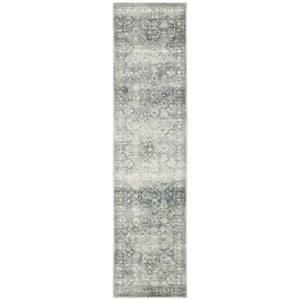 Oriental Weavers Savoy Indoor Area Rug - Elegantly Distressed Design In Soft, Muted Tones For Cozy Spaces Blue,Ivory Polyester S28106061243st