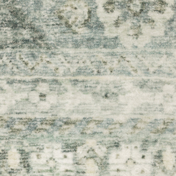 Oriental Weavers Savoy Indoor Area Rug - Elegantly Distressed Design In Soft, Muted Tones For Cozy Spaces Blue,Ivory Polyester S28106061243st