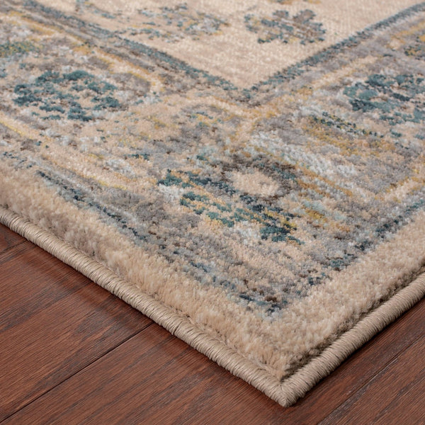 Oriental Weavers Sedona Indoor Area Rug – Vibrant Earth-inspired Design In Deep Hues, Durable & Stunning Quality Ivory,Blue Polypropylene S5171c117165st