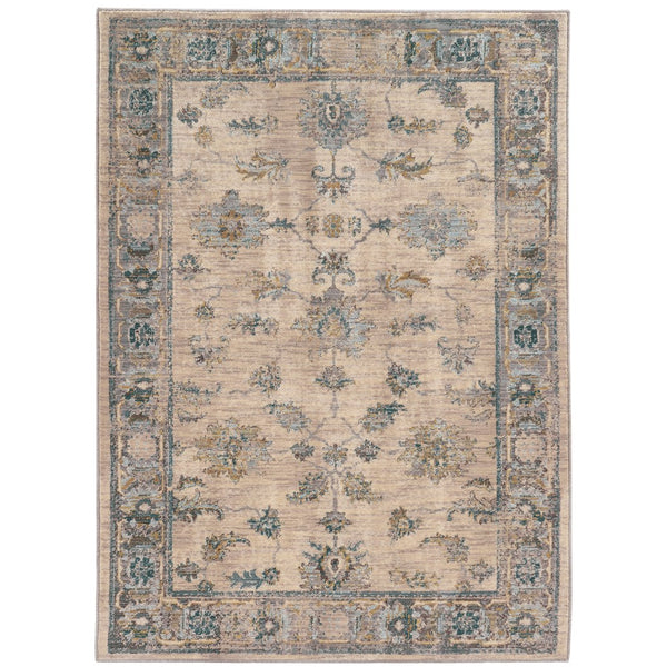 Oriental Weavers Sedona Indoor Area Rug – Vibrant Earth-inspired Design In Deep Hues, Durable & Stunning Quality Ivory,Blue Polypropylene S5171c117165st