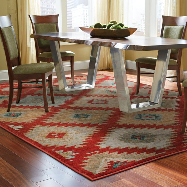 Oriental Weavers Sedona Indoor Area Rug - Vibrant Earth-inspired Colors In Durable, Stylish Design For Any Space Red,Multi Polypropylene S5936d117165st