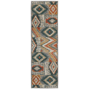 Oriental Weavers Sedona Indoor Area Rug - Vibrant Earth-inspired Hues With Durable Design For Stylish Spaces Blue,Multi Polypropylene S5937d068230st
