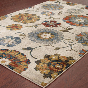 Oriental Weavers Sedona Indoor Area Rug - Vibrant Earth-inspired Colors With Durable Design For Stylish Homes Ivory,Multi Polypropylene S6361a056091st
