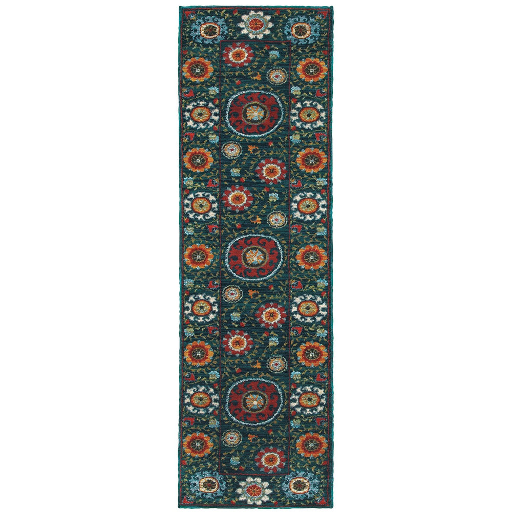 Oriental Weavers Sedona Indoor Area Rug - Vibrant Earth-inspired Colors With Durable Design For Stylish Spaces Blue,Multi Polypropylene S6408b068230st
