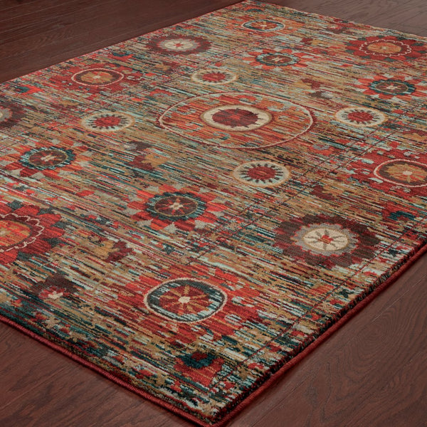 Oriental Weavers Sedona Indoor Area Rug - Vibrant Earth-inspired Colors In A Durable, Fashion-forward Design Multi Polypropylene S6408k117165st