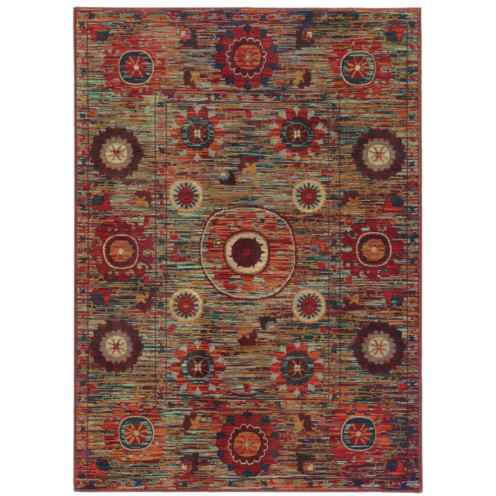 Oriental Weavers Sedona Indoor Area Rug - Vibrant Earth-inspired Colors In A Durable, Fashion-forward Design Multi Polypropylene S6408k117165st