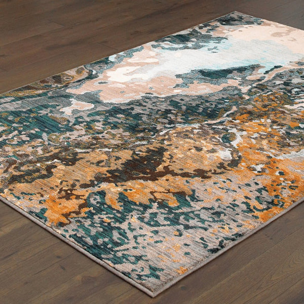 Oriental Weavers Sedona Indoor Area Rug - Vibrant Earth-inspired Design In Rich Hues For Stylish Home Décor Blue,Gold Polypropylene S9490b056091st