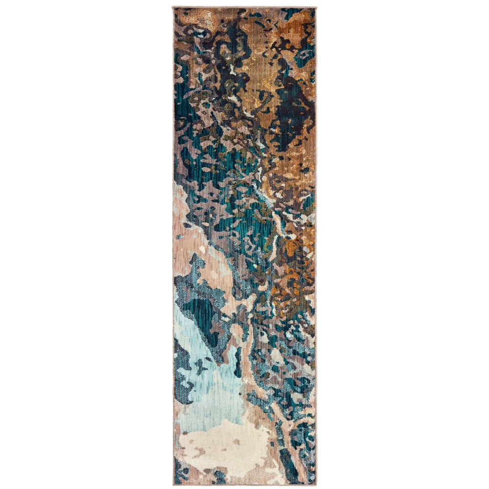 Oriental Weavers Sedona Indoor Area Rug - Vibrant Earth-inspired Design In Rich Hues For Stylish Home Décor Blue,Gold Polypropylene S9490b068230st