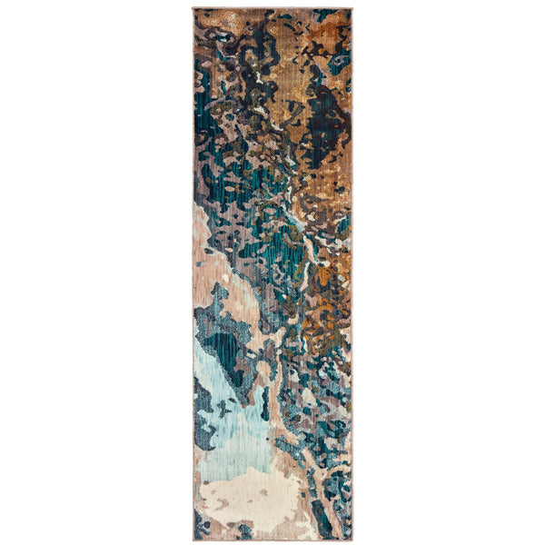 Oriental Weavers Sedona Indoor Area Rug - Vibrant Earth-inspired Design In Rich Hues For Stylish Home Décor Blue,Gold Polypropylene S9490b068230st