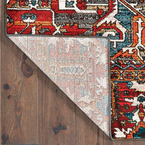 Oriental Weavers Sedona Indoor Area Rug - Vibrant Earth Tones With Global Designs For A Stylish Home Accent Red,Orange Polypropylene S9575a117165st