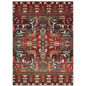 Oriental Weavers Sedona Indoor Area Rug - Vibrant Earth Tones With Global Designs For A Stylish Home Accent Red,Orange Polypropylene S9575a117165st